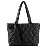 NEW OUYGZOU Stylish Puffer Tote Bag with zipper, L
