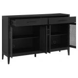 Crosley Furniture Milo Sideboard, Black