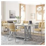 COLAMY Modern Counter Height Barstools Set of 4***