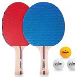 Franklin Sports Ping Pong Paddle Set with Balls -