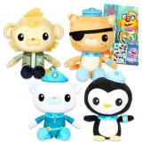 Disney Octonauts Plushie Set - Bundle with 4 Plush