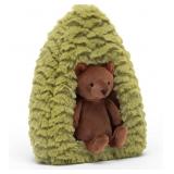 Jellycat Forest Fauna Bear Stuffed Animal, 7.5 inc