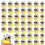 48 Set Cowboy Rubber Duck Mini Yellow Duckies Bath