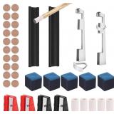 Vefungyan 38pcs Pool Cue Repair Kit: 2 Pool Cue Ti