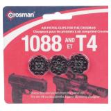 Crosman 8-Shot Rotary Clips, Fits T4 & 1088 Pistol