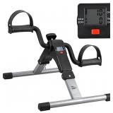 Uten Folding Pedal Exerciser, Mini Exercise Bike,