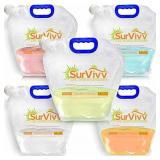 SurVivv Premium Collapsible Water Container Bag, N