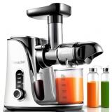 AMZCHEF Slow Juicer Machine - Cold Press Juicer wi