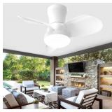 NEW alescu Ceiling Fans with Lights and Remote-Low