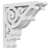 Ekena Millwork CORP01X06X06AT PVC Corbel, 1 7/8"W