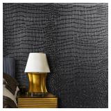 Kimhan Black Peel and Stick Wallpaper Removable Cr