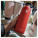 hydroflask 40 oz wide mouth bottle chili red