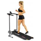 NEW*Sunny Health  Foldable Manual Treadmill Sunny