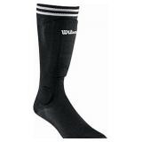 Wilson Soccer Sock Shin Guards - Youth Size, Black