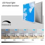 New 6Pack 2 * 2FT 4800LM LED Flat Panel Light,0-10