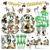 Jungle Theme Safari Birthday Party Decorations, Wi