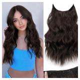 KooKaStyle Invisible Wire Hair Extensions with Tra