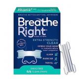 Breathe Right Extra Clear DrugFree Nasal Strips fo