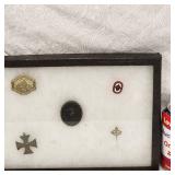 WWII German Iron Cross & Pins *See Photos*