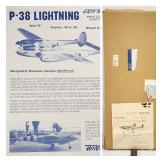 Complete R/C Airplane Kit P-38 Lightning