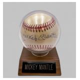 SIGNED MICKEY MANTLE BASEBALL