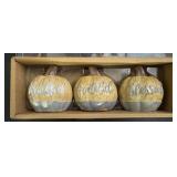 Robert Stanley Pumpkin Place Holders Set