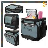 Titan Collapsible Cooler: 40-Can, Like New, Grey