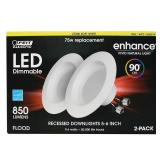 Feit Enhance LED Downlights: Brighten Up 2pack