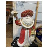 Vtg Ceramic Santa (heavy) electric