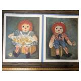 Raggedy Ann & Andy K. Pawley prints 16x20