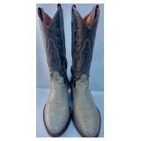 Menï¿½s Elephant Print Cowboy Bootsï¿½Size 8 - Gray