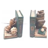 Pair of Unique golf inspired Bookends