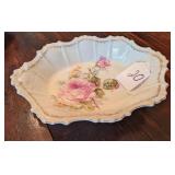 Vintage Serving Bowl Floral