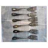 6 Sterling Silver Forks