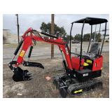 MIVA VA13 mini excavator with hydraulic thumb