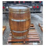 Wine or whiskey barrel