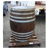 Wine or whiskey barrel