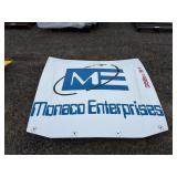 Fiberglass racing hood