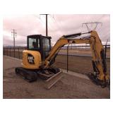 Cat 304E excavator 4 buckets, jackhammer