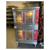 Vulcan gas double stack convection oven