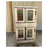 Blodgett gas double stack convection oven