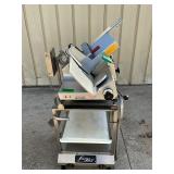 Bizerba commercial slicer with cart