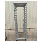 Full size heavy duty rack on casters