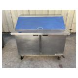 48ï¿½ Beverage Air refrigerated prep table