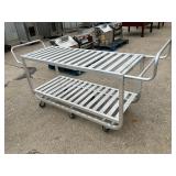 New Age aluminum cart on casters