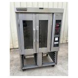 Hobart gas mini rack oven with stand