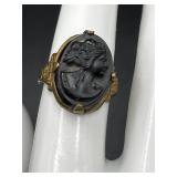 Adjustable Cameo Ring