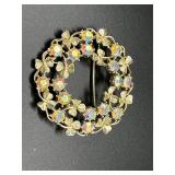 Vintage rhinestone brooch