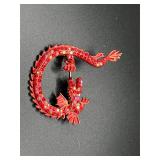 Dragon brooch pin