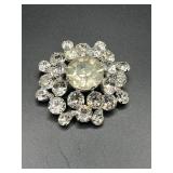 REGENCY BROOCH RHINESTONES PIN